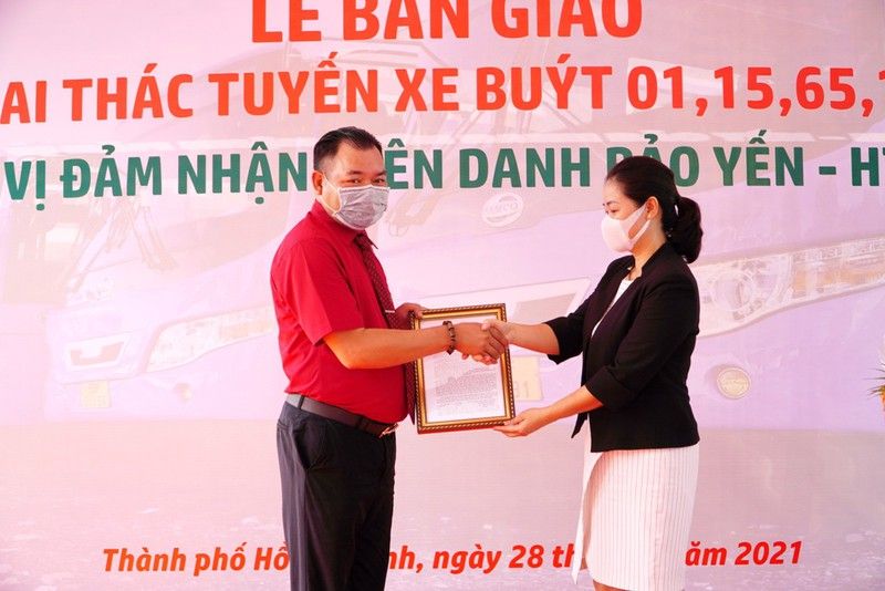 BẢO YẾN GROUP CHÍNH THỨC NHẬN BÀN GIAO KHAI THÁC CÁC TUYẾN XE BUÝT TẠI TP. HỒ CHÍ MINH