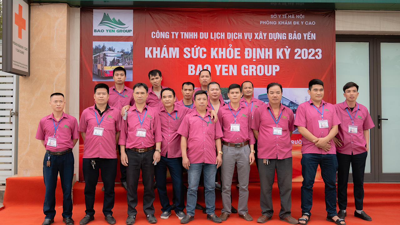 BAOYENGROUP | Tổ chức khám sức khỏe định kỳ cho nhân viên lái xe năm 2023